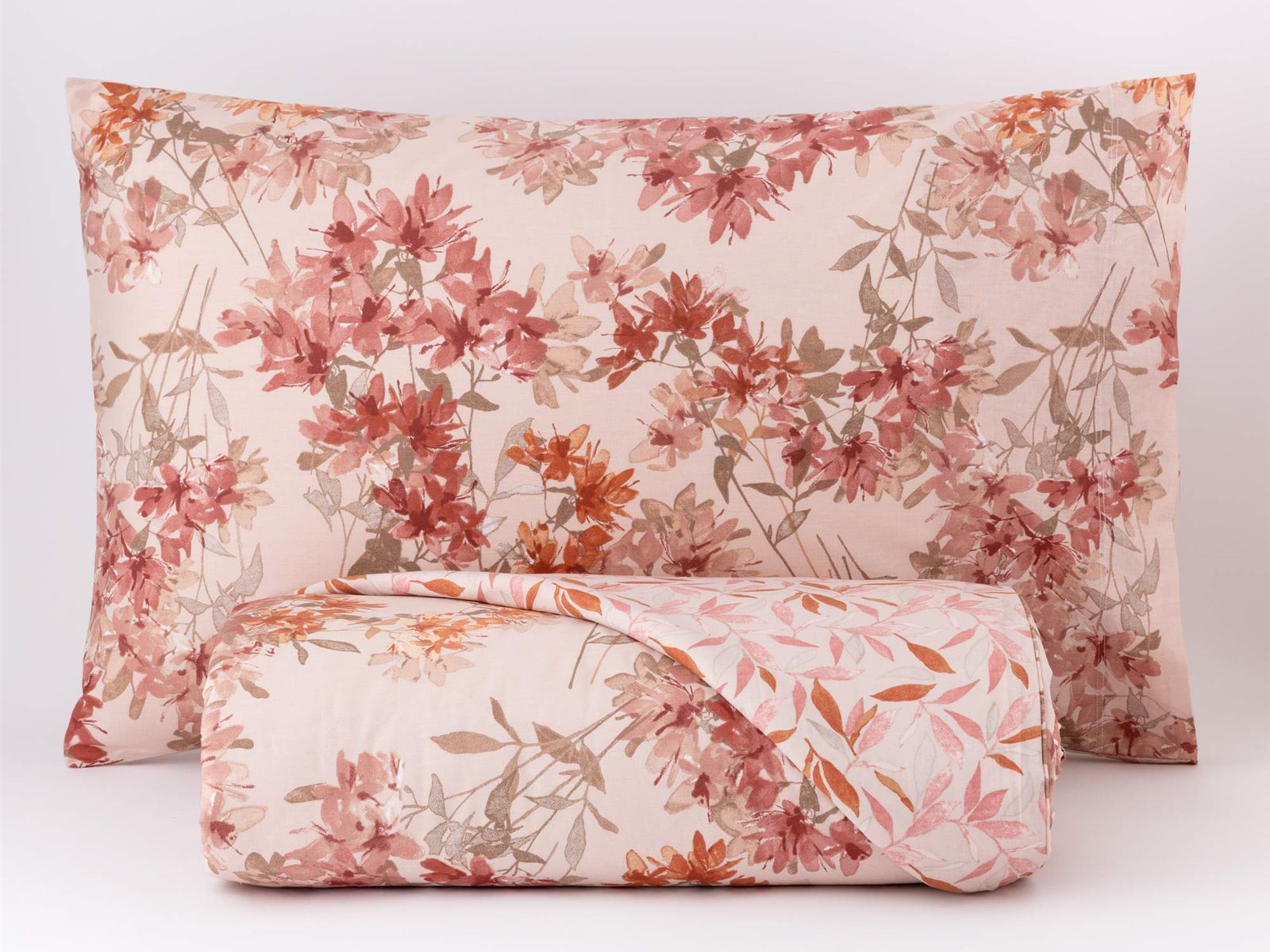 Hengjiang Set Di 4 Federe Per Cuscino In Cotone E Lino – Motivo Floreale – 45x45 Cm Con Cerniera Nascosta